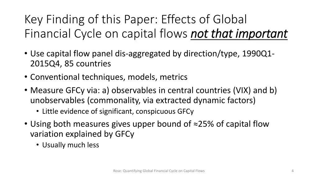 key finding of this paper effects of global