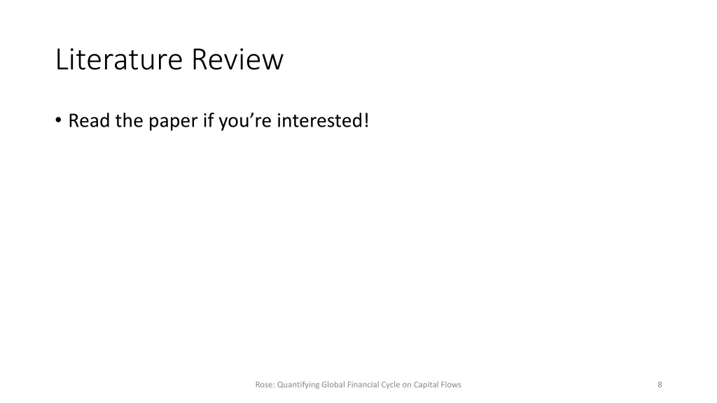 literature review