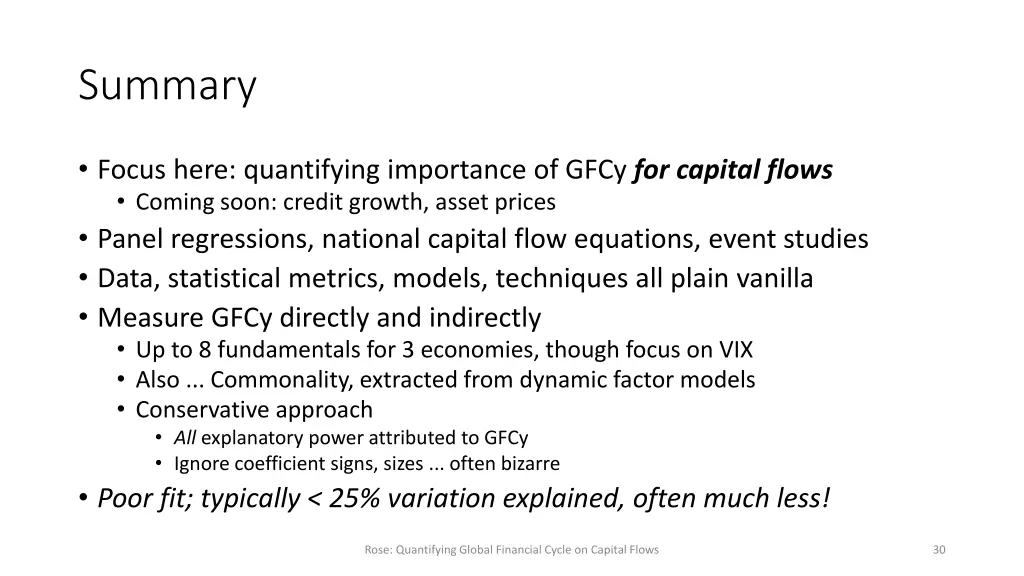 summary