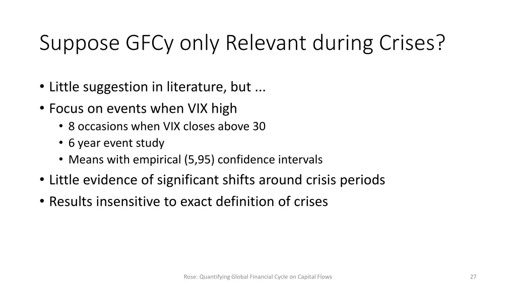 suppose gfcy only relevant during crises
