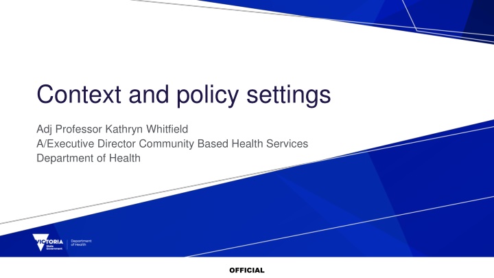 context and policy settings