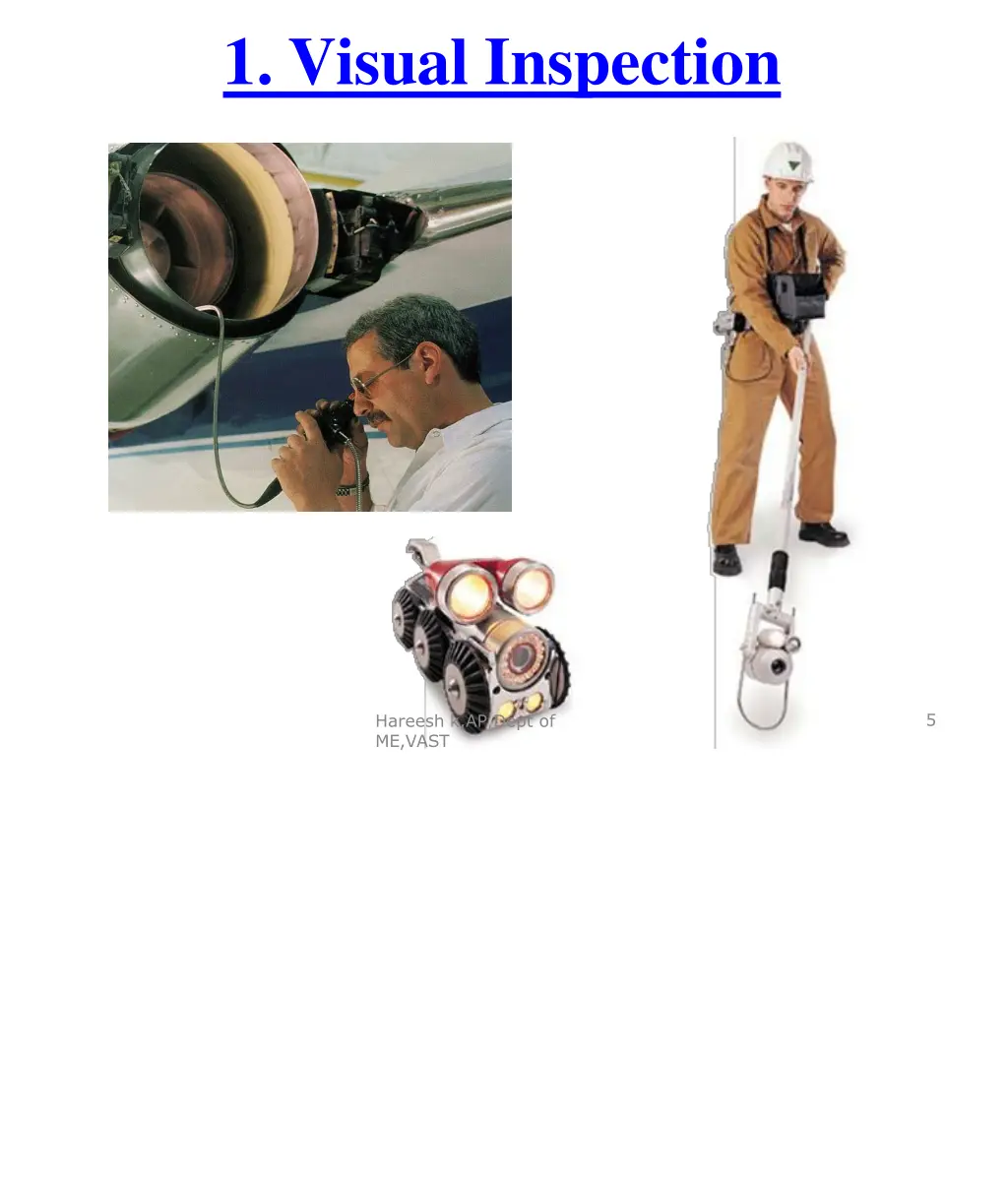 1 visual inspection