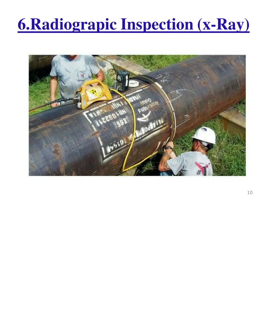 6 radiograpic inspection x ray