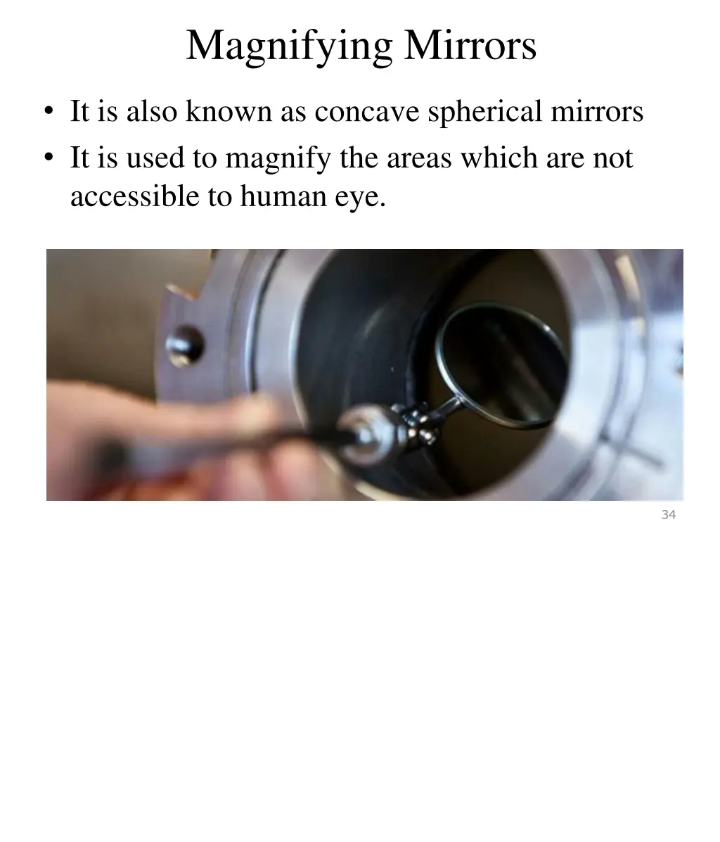 magnifying mirrors