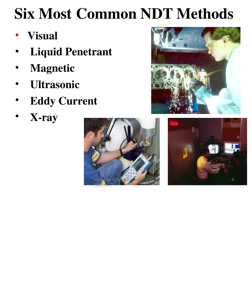 six most common ndt methods