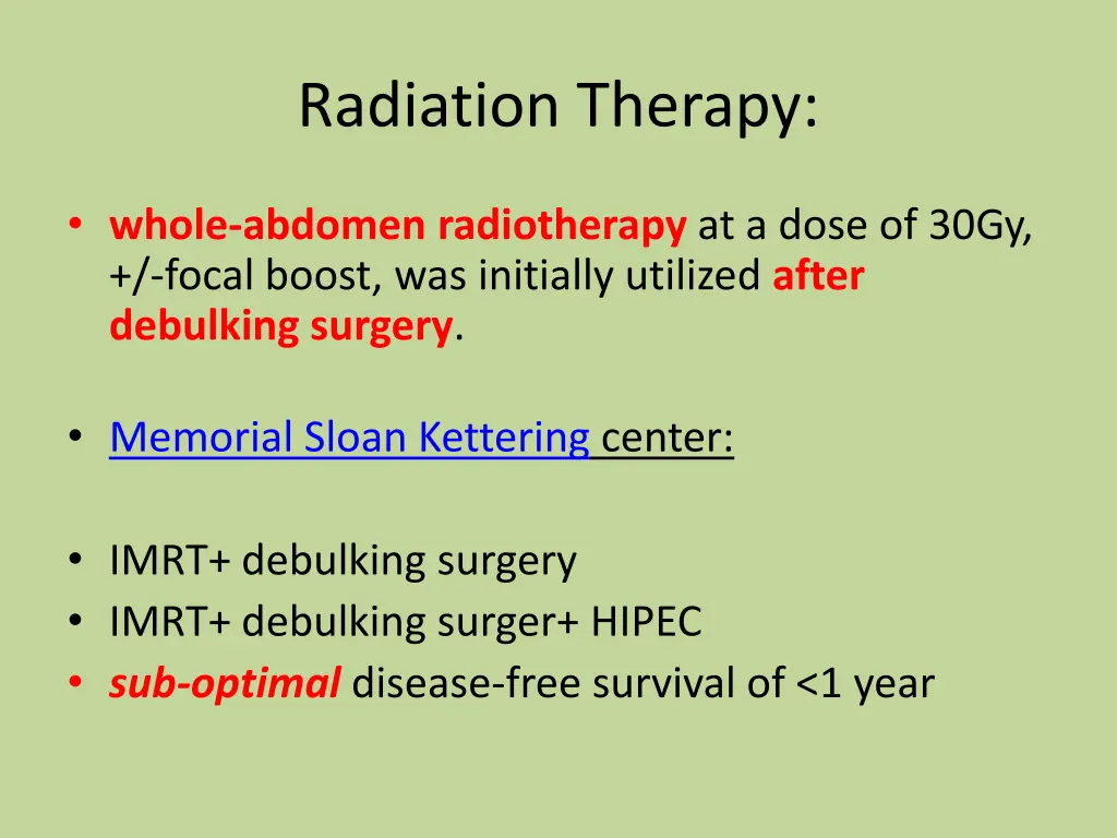 radiation therapy