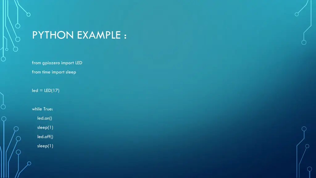 python example