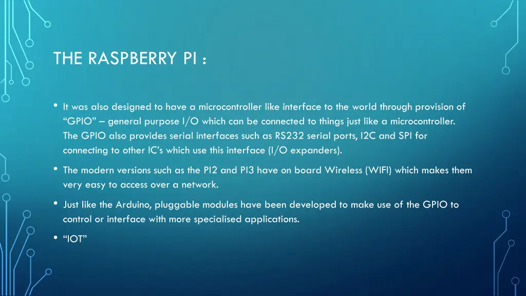 the raspberry pi 1