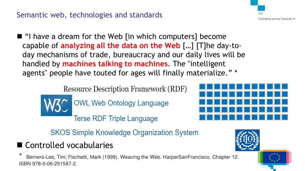 semantic web technologies and standards
