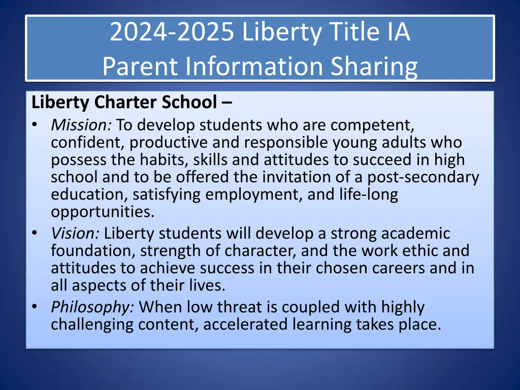 2024 2025 liberty title ia parent information 1
