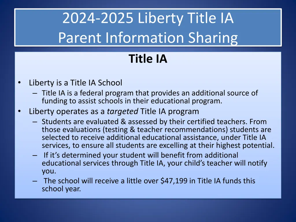 2024 2025 liberty title ia parent information 2