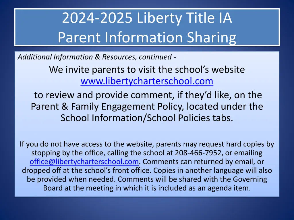 2024 2025 liberty title ia parent information 20