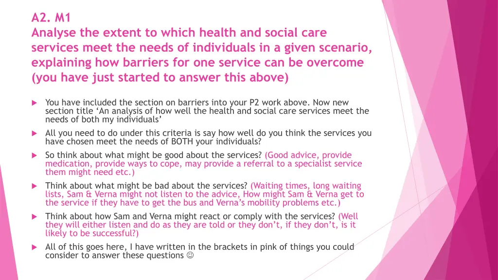 a2 m1 analyse the extent to which health