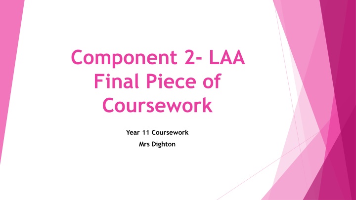 component 2 laa final piece of coursework