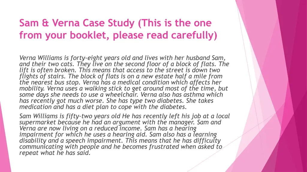 sam verna case study this is the one from your