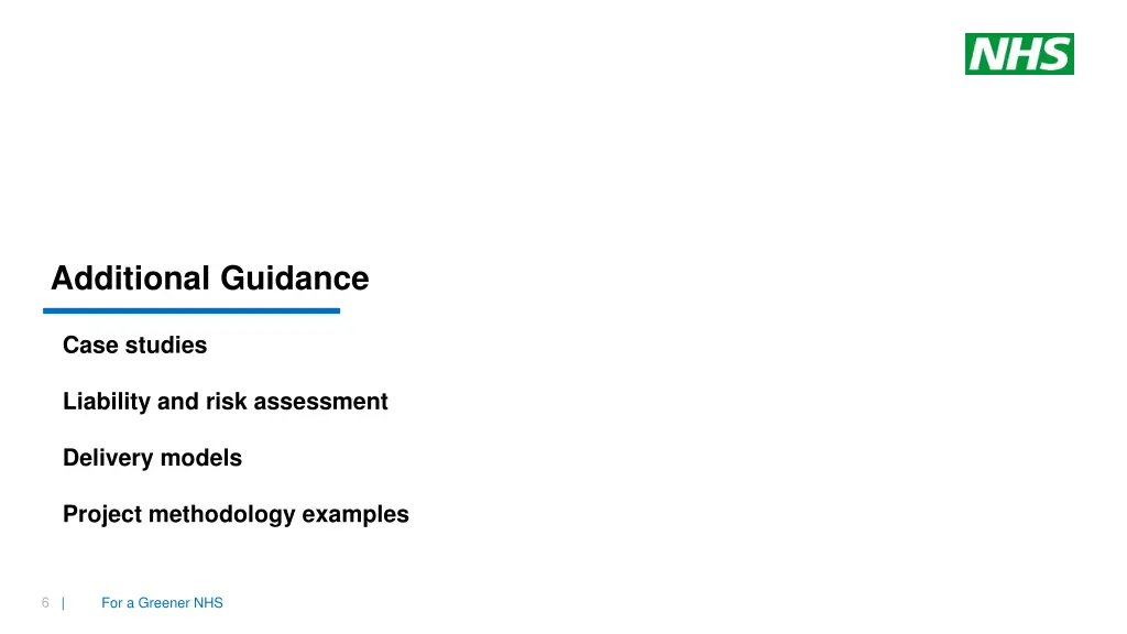 additional guidance