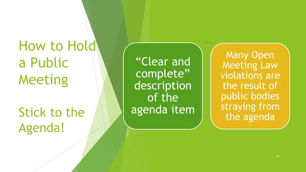 how to hold a public meeting 2