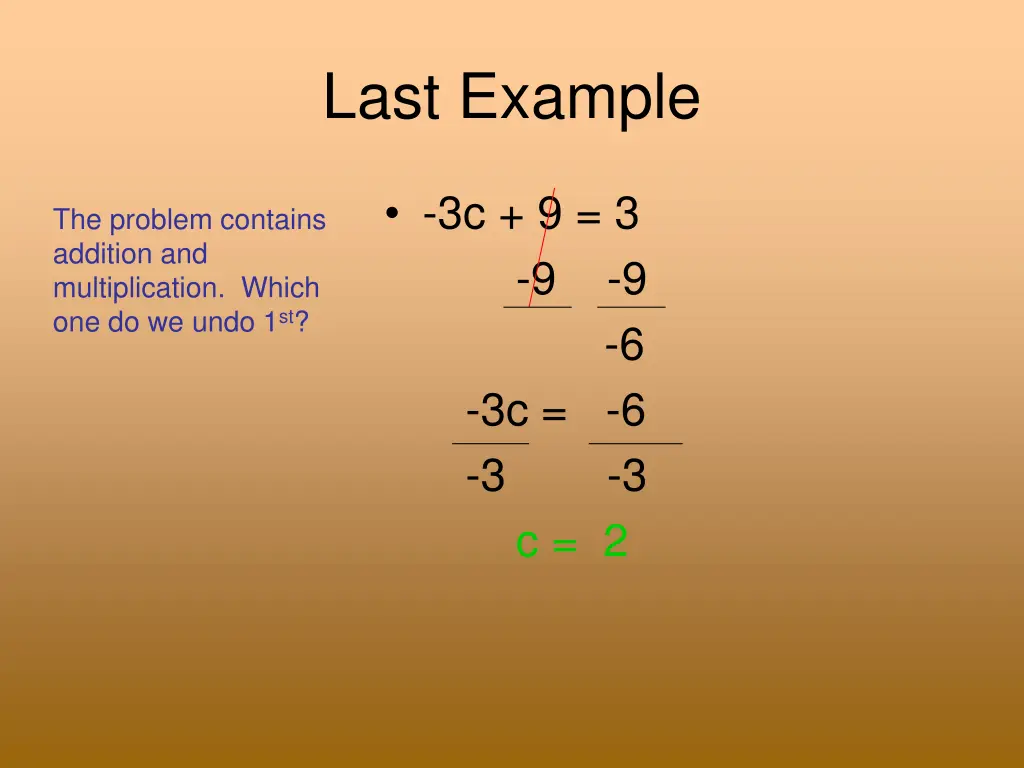 last example