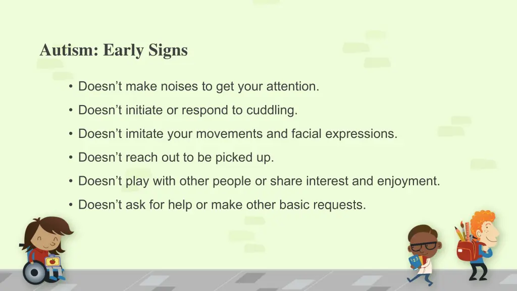 autism early signs 3