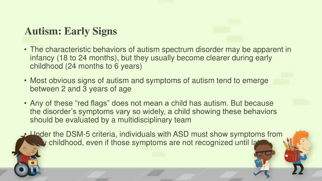 autism early signs