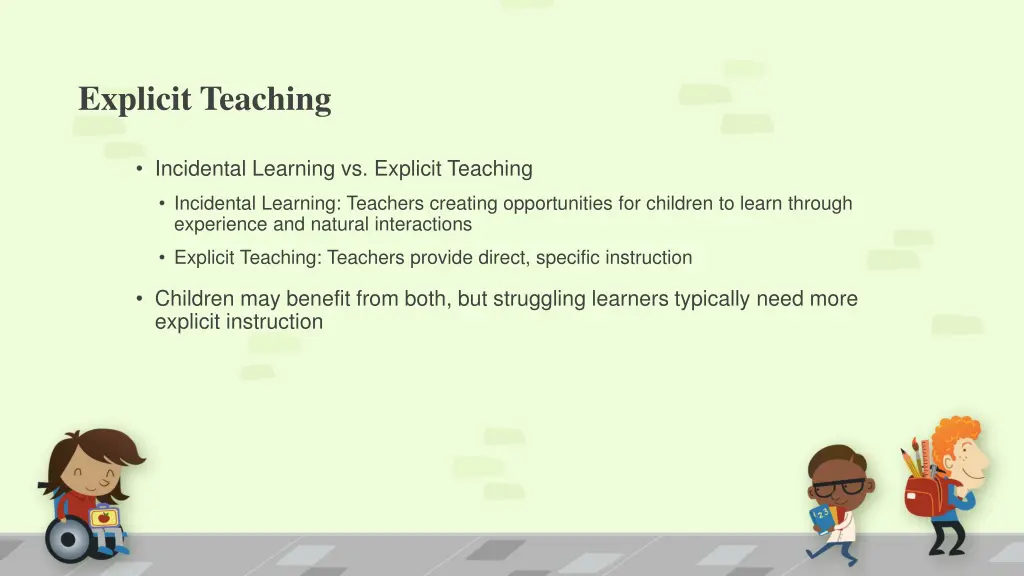 explicit teaching
