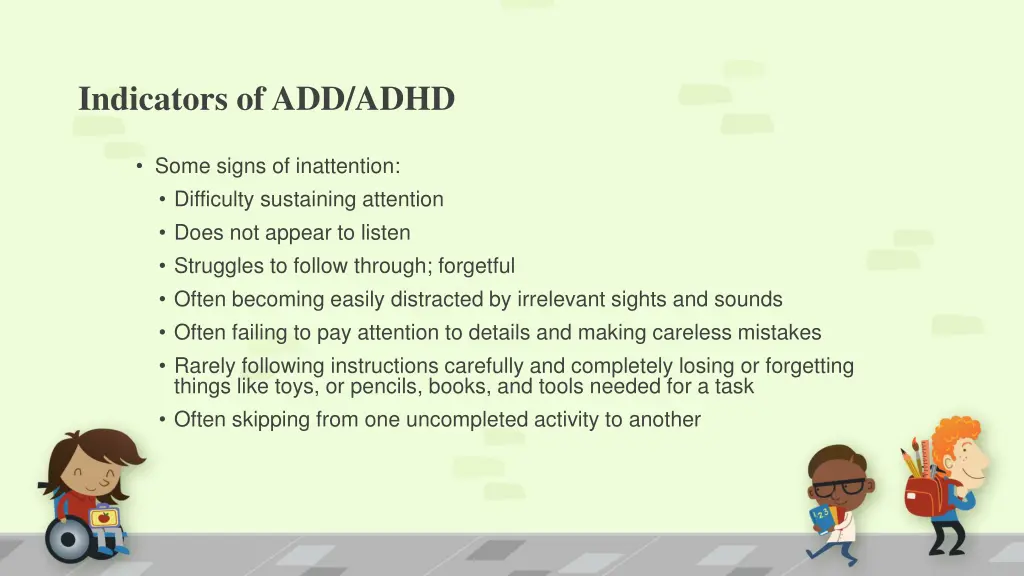 indicators of add adhd 1