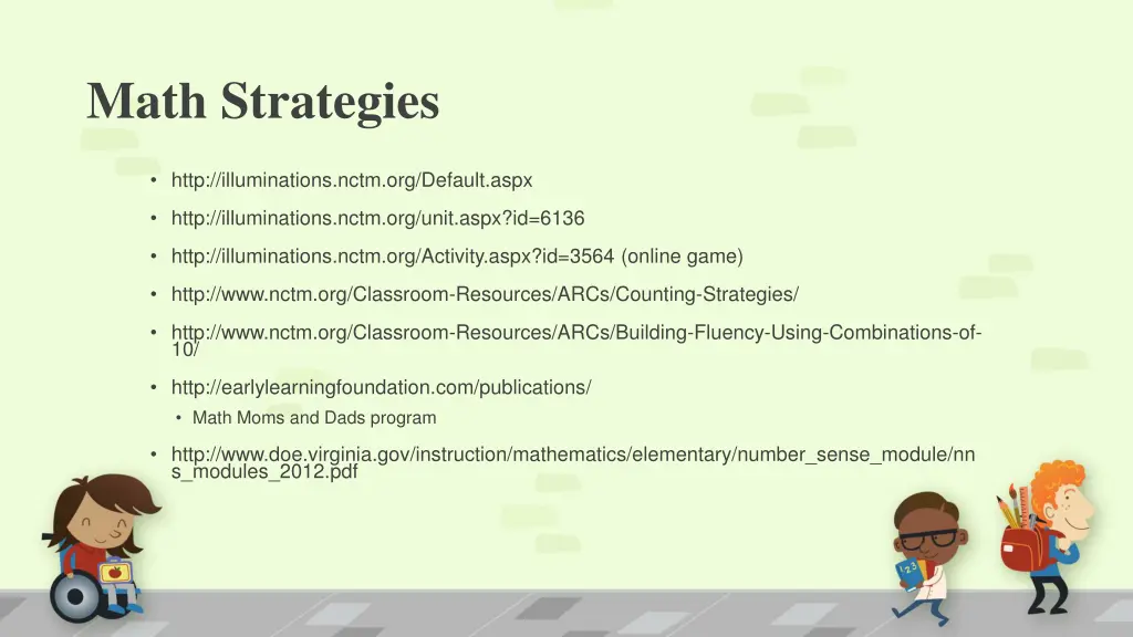 math strategies