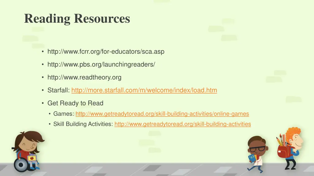 reading resources