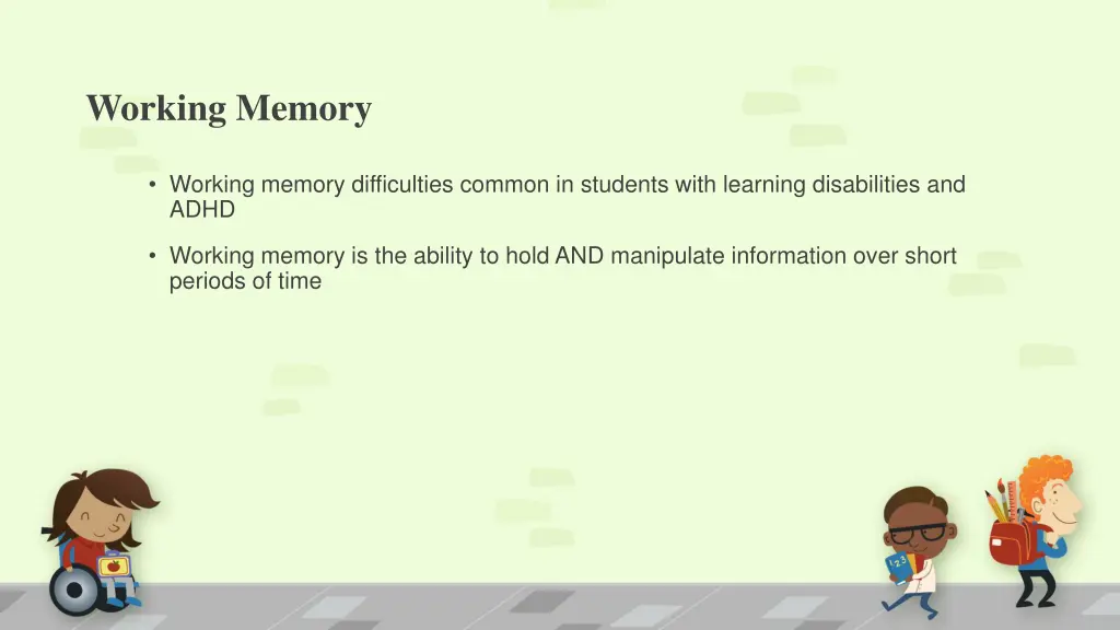 working memory
