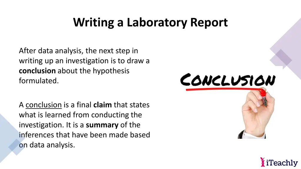 writing a laboratory report 14