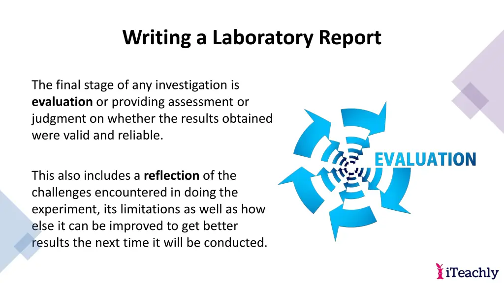 writing a laboratory report 18