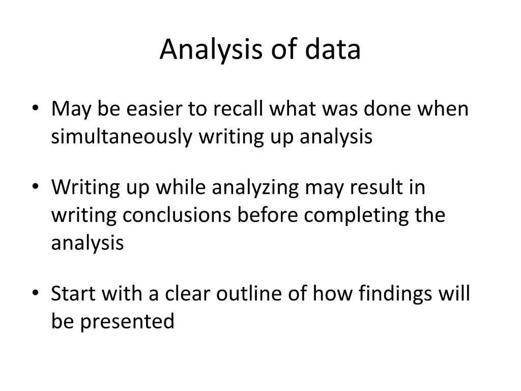 analysis of data 3