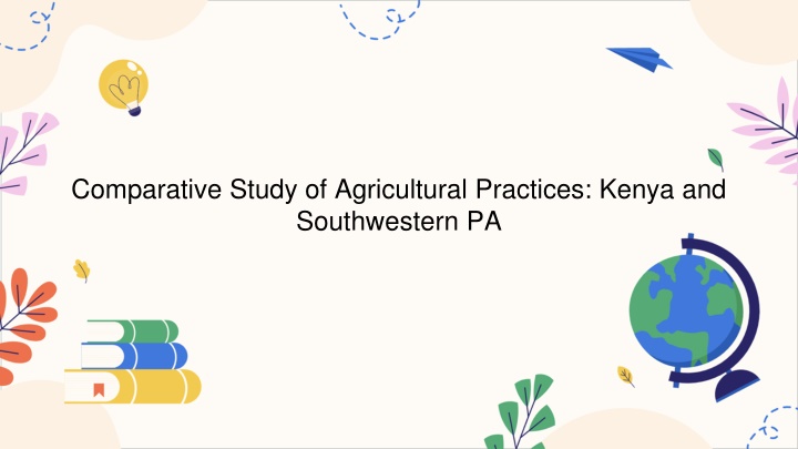 comparative study of agricultural practices kenya