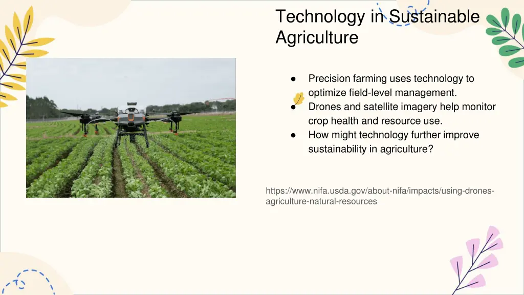 technology in sustainable agriculture