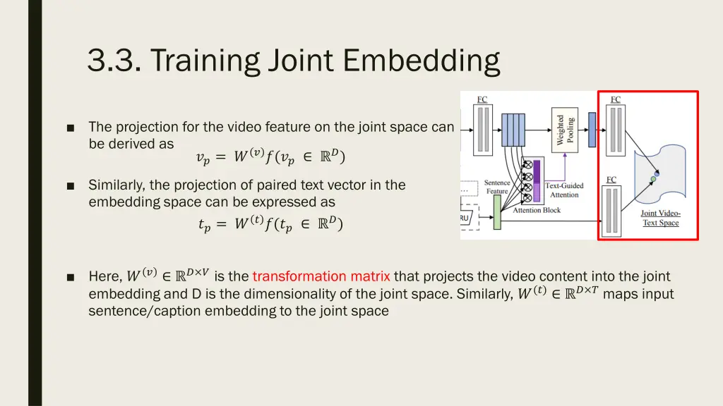 3 3 training joint embedding