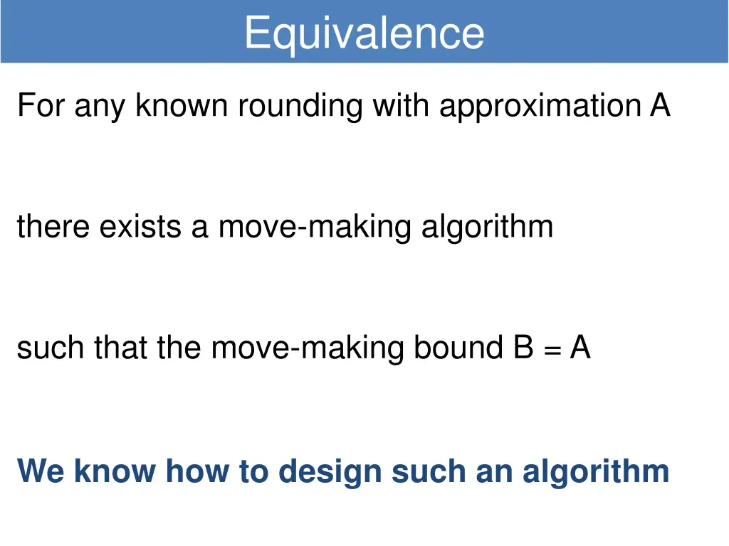 equivalence