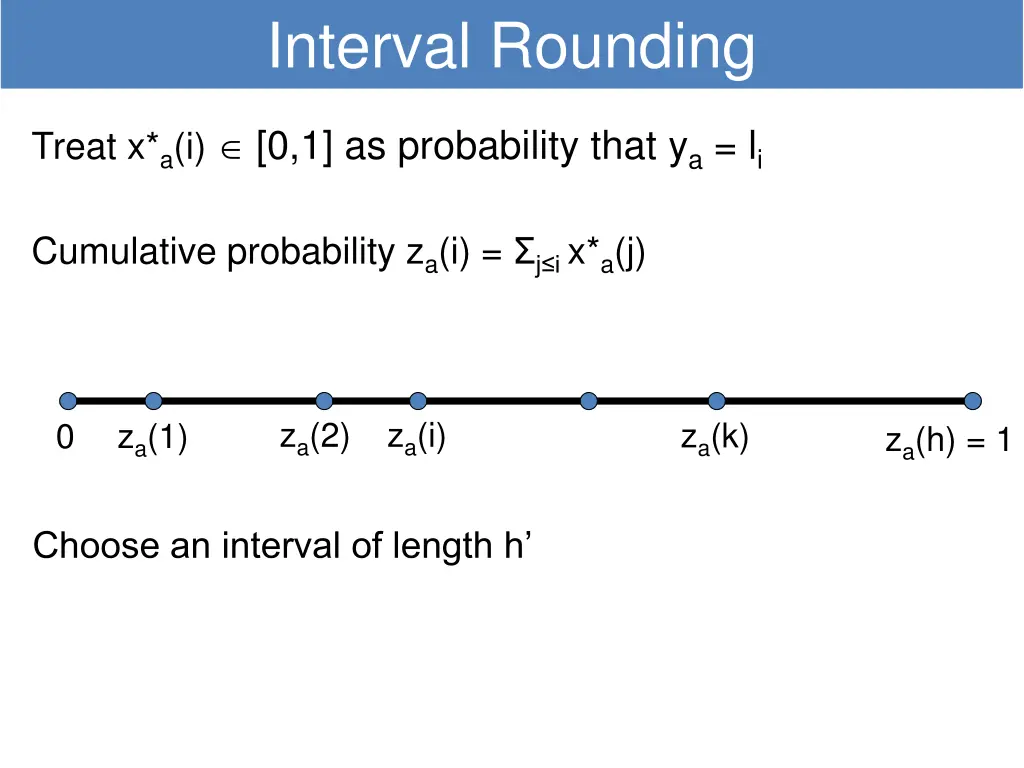 interval rounding