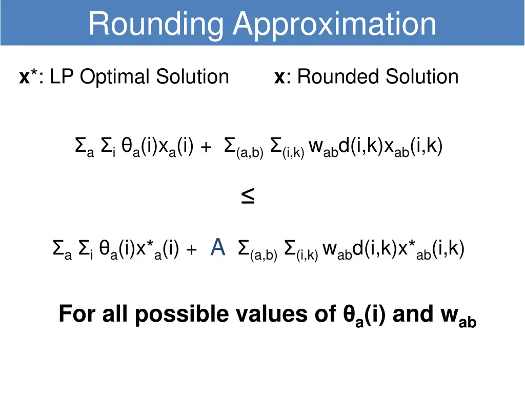rounding approximation 1