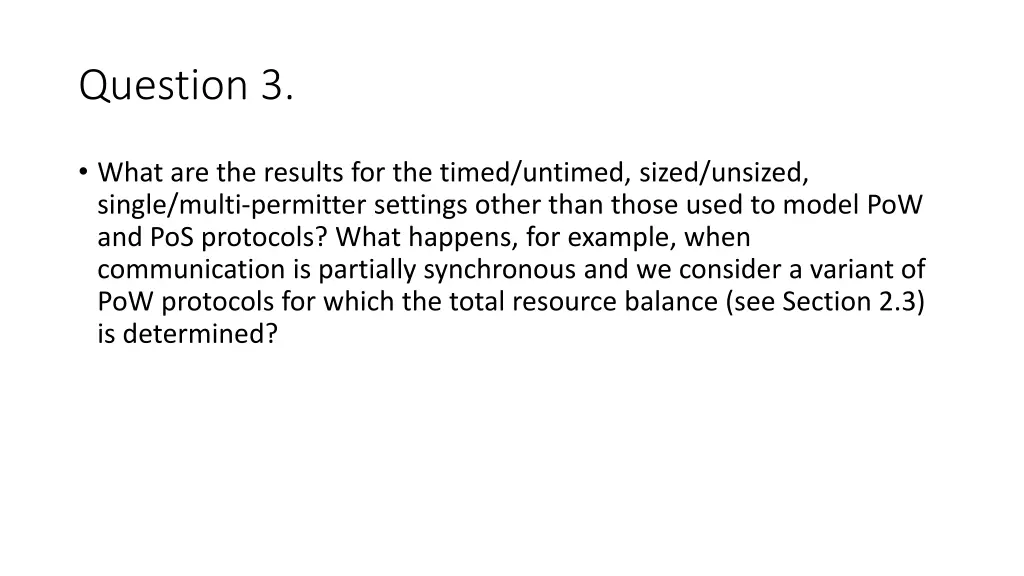 question 3