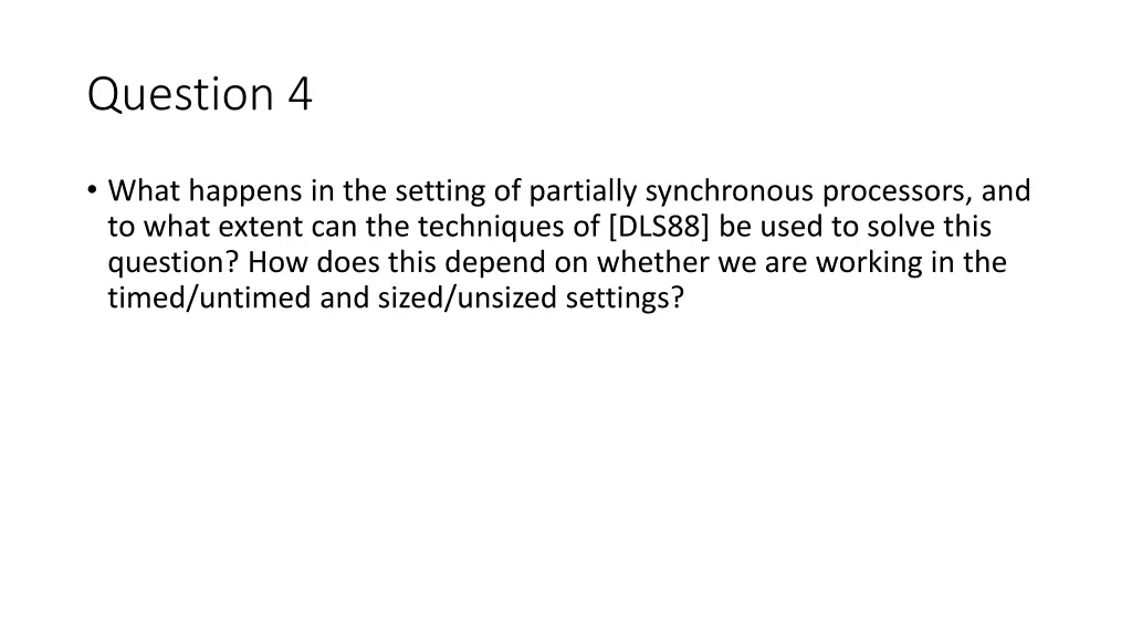 question 4