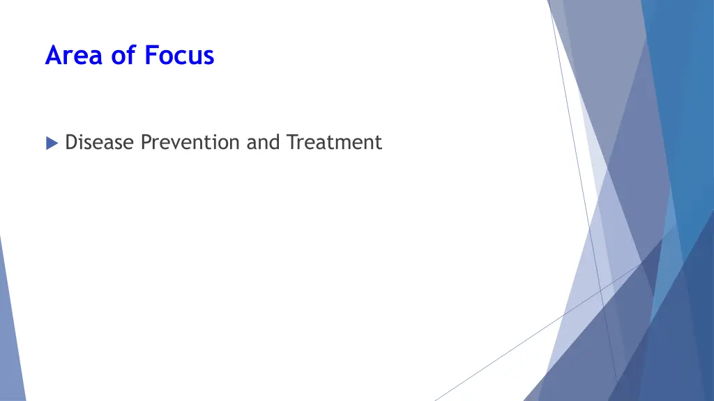 area of focus