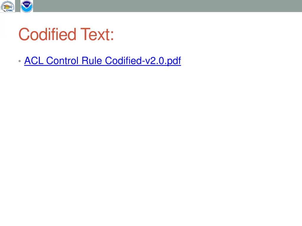 codified text