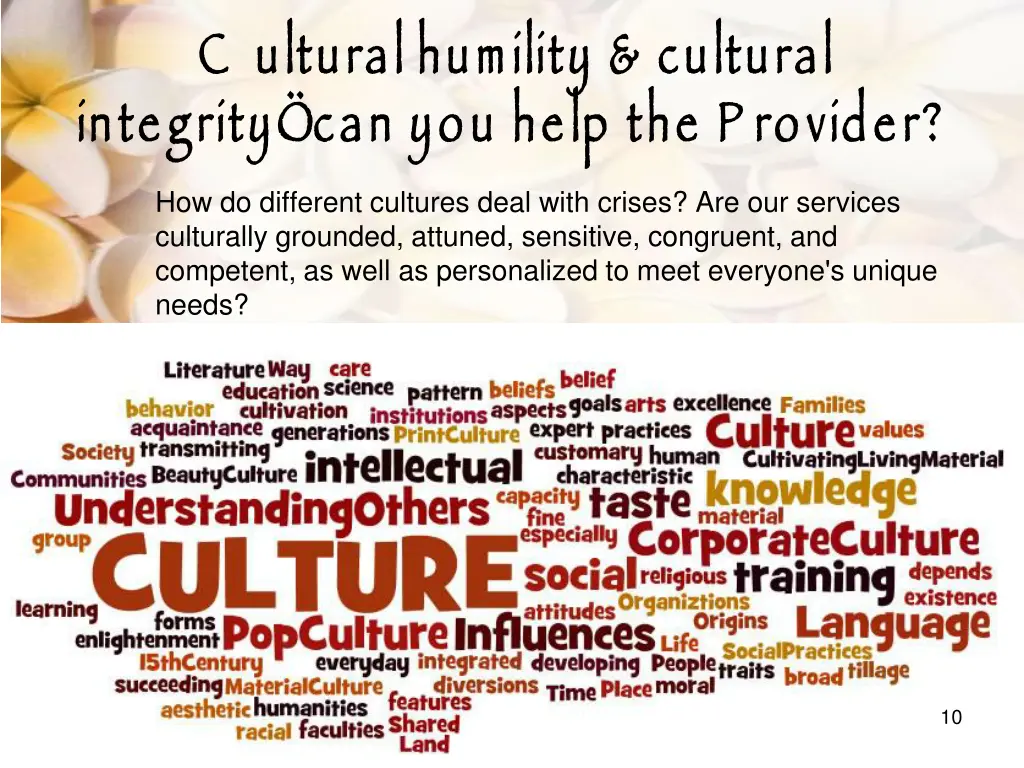 c ultural humility cultural integrity