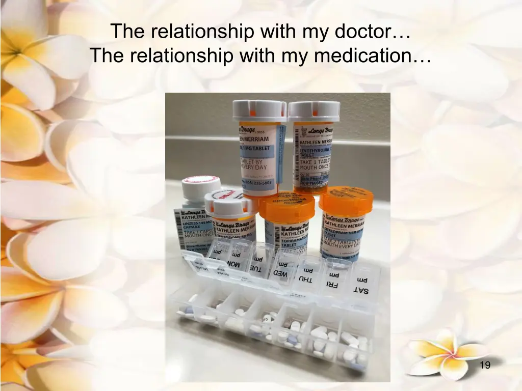 the relationship with my doctor the relationship