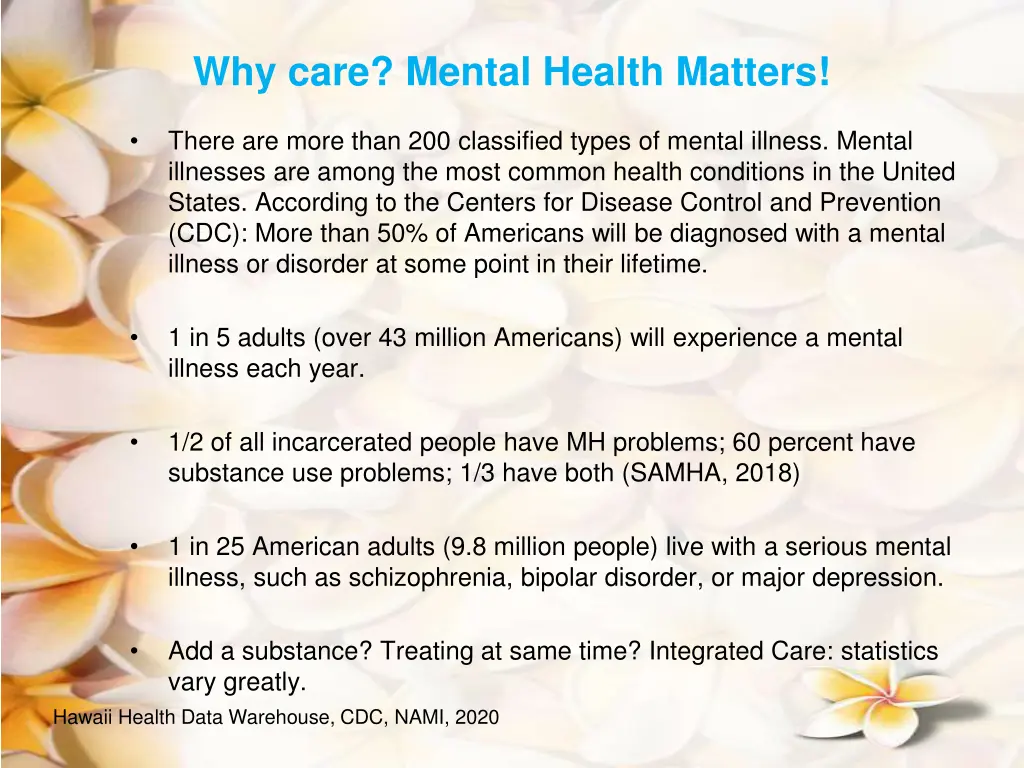 why care mental health matters