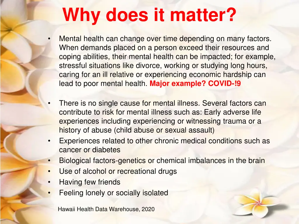 why does it matter