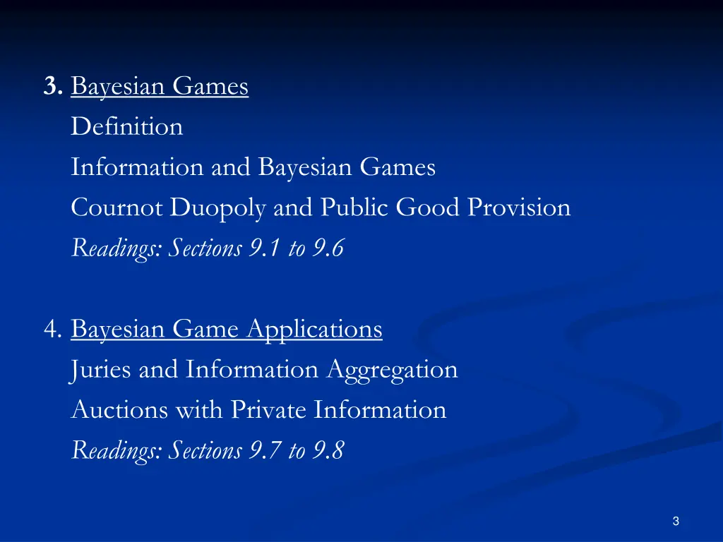 3 bayesian games definition information