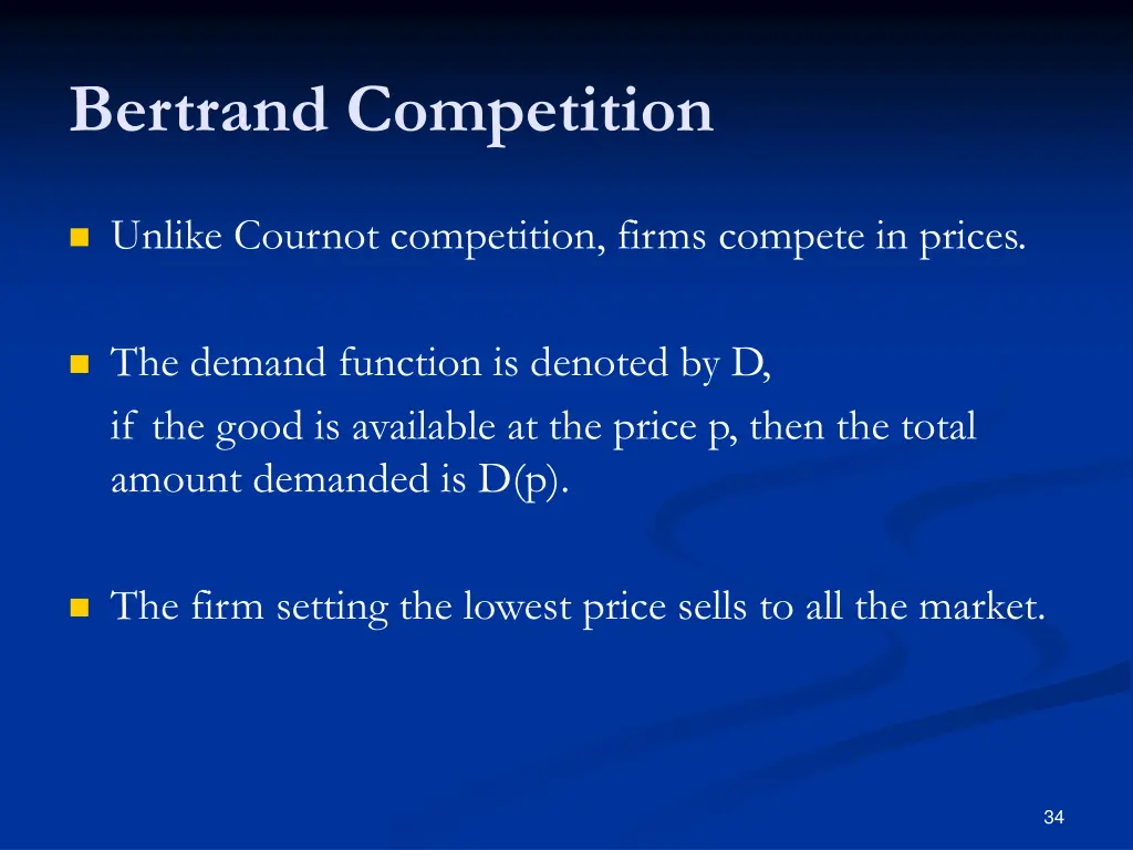 bertrand competition