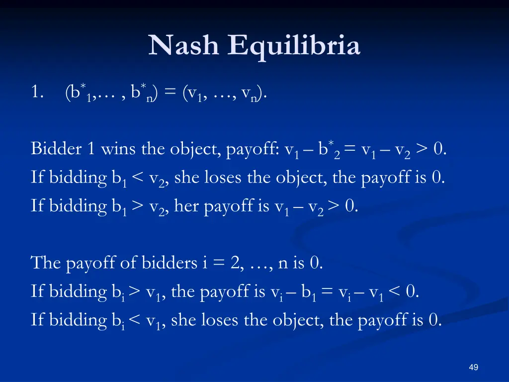 nash equilibria