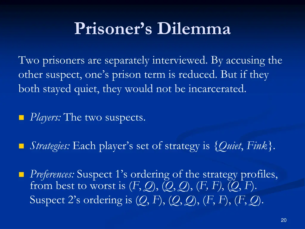 prisoner s dilemma